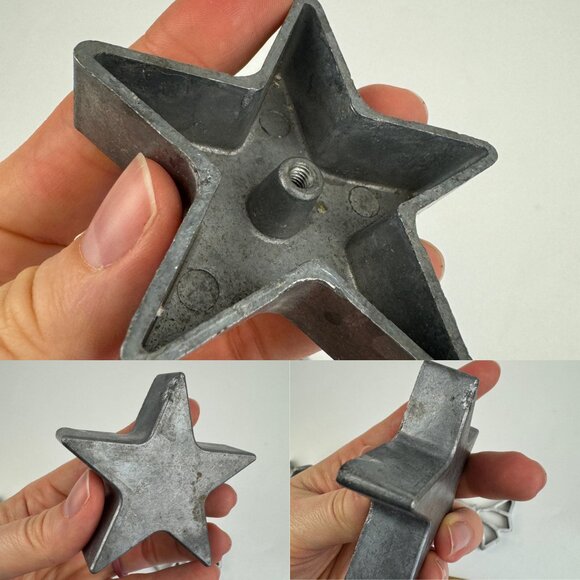 Vtg Rosette Timbale Cookie Waffle Pan Fry Tool Shapes Star Circle Butterfly READ - Picture 6 of 11